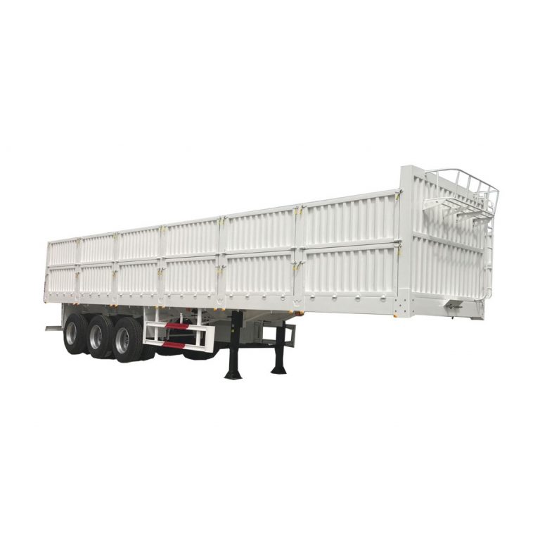 3軸60T帶板側卸式半掛車