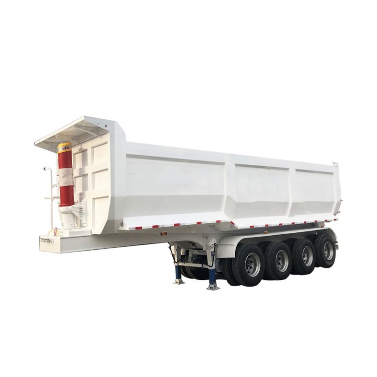 5軸U型重型自卸半掛車，帶空氣懸架